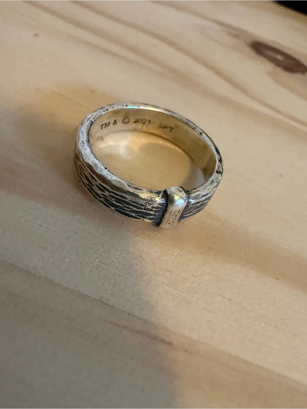 Outlander Claire Wedding Ring - Silver Brass